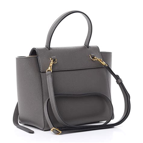 celine nano gürteltasche|CELINE Grained Calfskin Nano Belt Bag Grey .